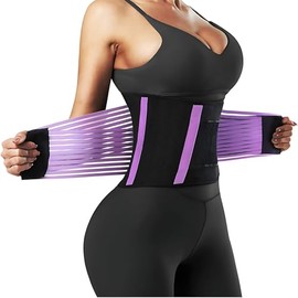 Fajas para Mujer Gym,Cinturilla para Mujer Moldeadora,Faja de Soporte Ajustable para Cintura y Espalda,Adecuado para Fitness, Ejercicio, pérdida de...