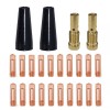 USWELD 24PK Flux Core Gasless Nozzle Diffuser Tip kit For Lincoln Weld Pak HD Handy Mig - .030 Kit