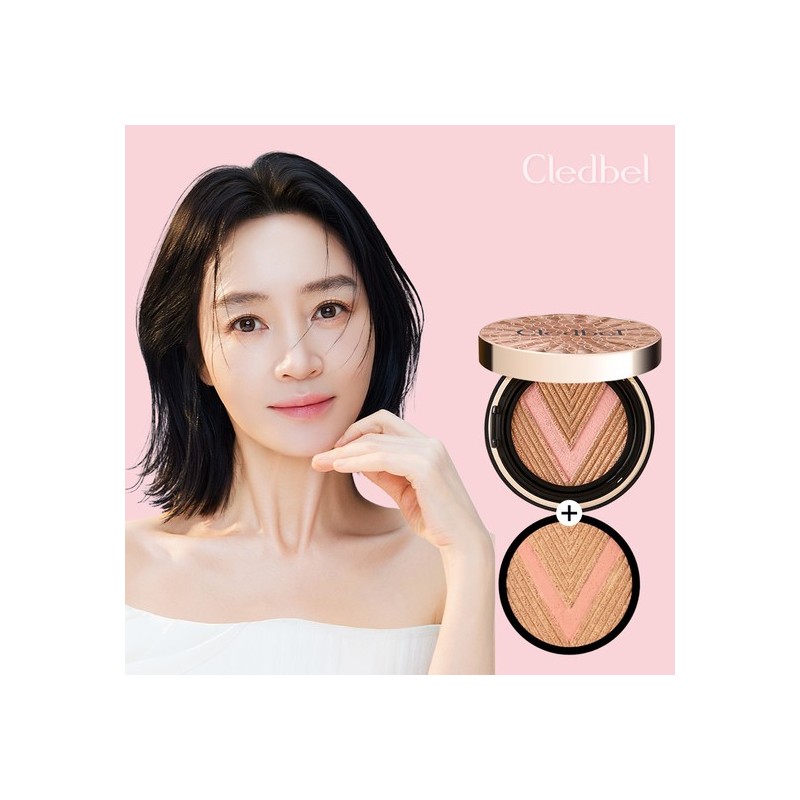 Cledbel Glow Power Lift V Cushion Gold No. 21 Main