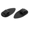 X AUTOHAUX Car Floor Mats Fixing Clips Non-Slip Buckle Black