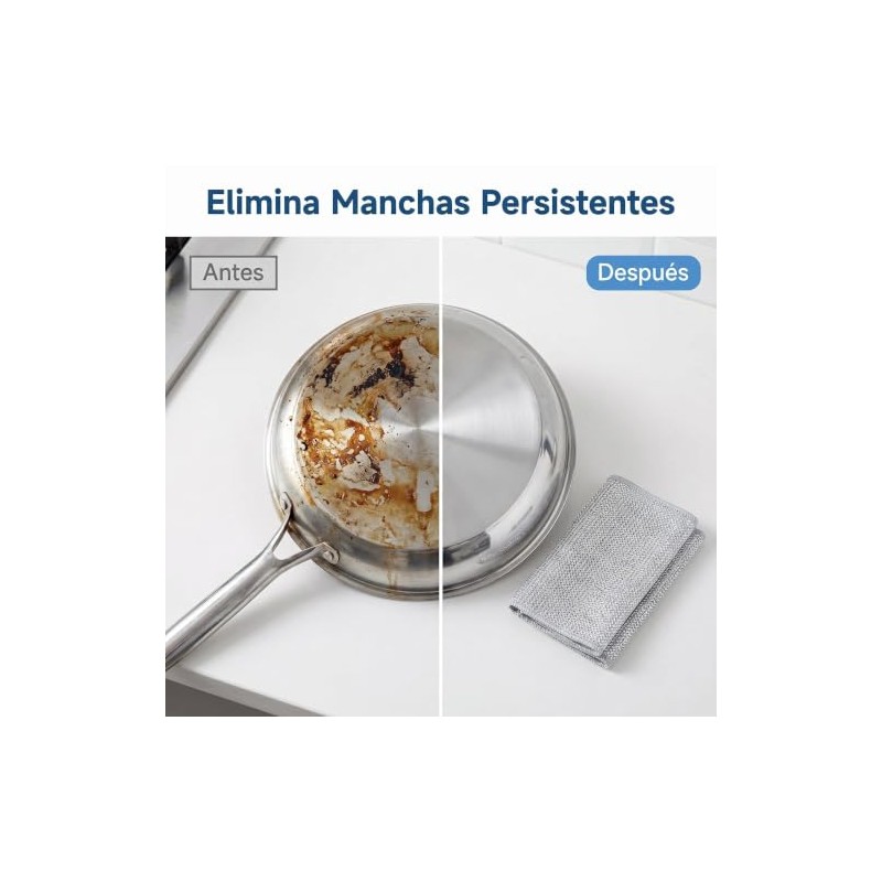 Trapos de Limpieza de Alambre Multiusos para cocina,20PCS Toalla microfibra,Fibras