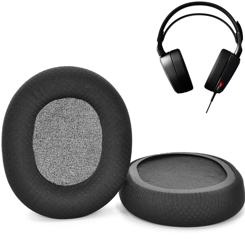 Arctis Ersatz-Ohrpolster für 3/5/7/9, aus Stoff, kompatibel mit SteelSeries Arctis