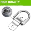 CZC AUTO 6 Pack D Ring Tie Down Anchors 1/4"