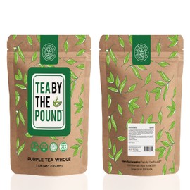 Purple Tea from Kenya 1lb (453 Grams)| Natural | More Antioxidants than Green or Black Teas | Low Caffeine | Natural Health & Wellness Support in a Rich | Premium | Sustainable | non-GMO