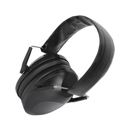Ear Protection Earmuffs Soundproof Noise Blocking Folding Noise Cancelling Ear Muffs for Outdoor Activity Black