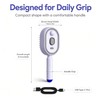 Electric Spray Air Cushion Massage Comb, Self-Clean Hair Detangler Brush
