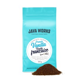 Java Works Coffee French Vanilla Flavoured Coffee *Ground*, 340 Grams