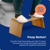 Squatty Potty Slim Teak Toilet Stool - 7-inch Height |