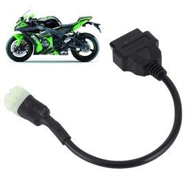 6Pin OBD2 Cable Diagnostic Tool with Real Time Data Reset Check Engine Light for Kawasaki Z900/Z900RS/ZX10R/ZX14R/H2