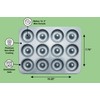 Fox Run Non-Stick Mini Donut Pan, 12-Cavity
