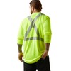 ARIAT Men's Rebar Hi-Vis ANSI T-Shirt, Hi Vis Yellow, Size