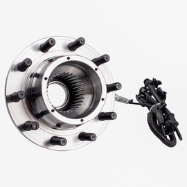 TRQ Front Left Right Wheel Hub Bearing Assembly Driver Passenger Side Compatible with 2017-2019 Ford F-450 Super Duty F-550 Super Duty