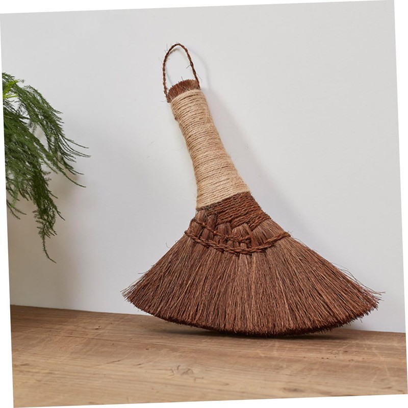 Ipetboom Short Handle Broom Home Palm Fiber Broom Sweeper Broom
