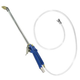 Pneumatic Engine Cleaning Gun Pipeline Cleaning Gun High-pressure Car Wash GunMaterial: Aolly steel, Color: Blue Angled Nozzle