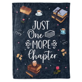 PRSTENLY Book Lover Gifts, Book Gifts Throw Blanket, Bookish Gifts, Gifts for Book Lovers Women Teen Girls on Birthday Christmas Graduation, 50"x60"