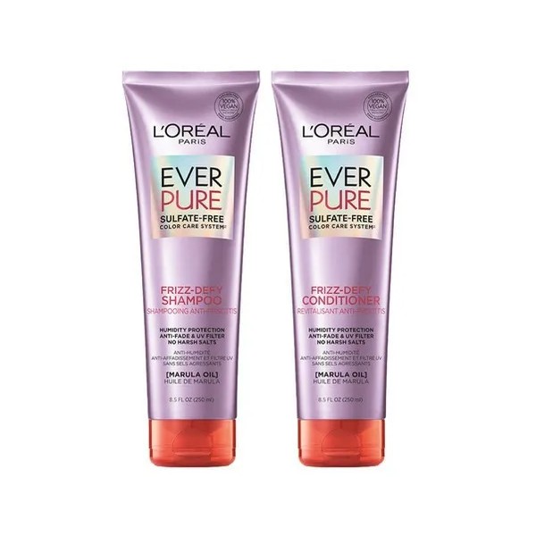 L'oréal Paris Kit Shampoo+acondicionador Everpure Frizz-defy