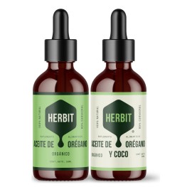 Aceite De Orégano Oliva Y Coco X2 Herbit 30ml Naturales
