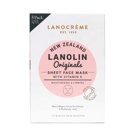 Lanocreme-Sheet Face Mask with Vitamin E