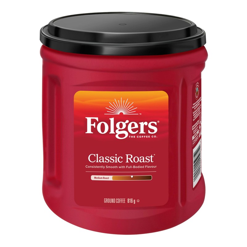 Folgers Tostado Clásico Tueste Medio Oscuro, Café Molido, Bote De