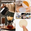 600 PCS Unbleached Coffee Filter Papers Compatible with Aerobie Aeropress