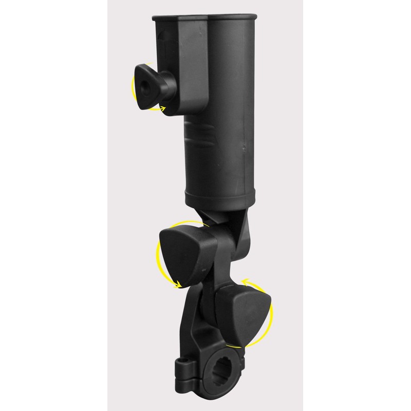 Golfers Club Brand Fusion Universal Deluxe Umbrella Holder - Black