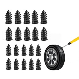 ZMBRIAF Tire Repair Rubber Nails, 20-Piece Tire Repair Kit, Puncture Repair Kit, Heat-Resistant, Wear-Resistant Tire Repair Rubber Nails, Tire Puncture Nails, Tire Puncture Nails for Trucks/Electric
