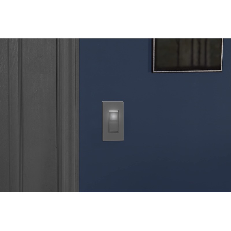 Leviton 15 Amp, 120/277 Volt, Decora LED Illuminated Rocker Single