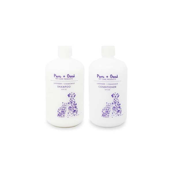 Pure + Good - Lavender + Chamomile Shampoo and Conditioner