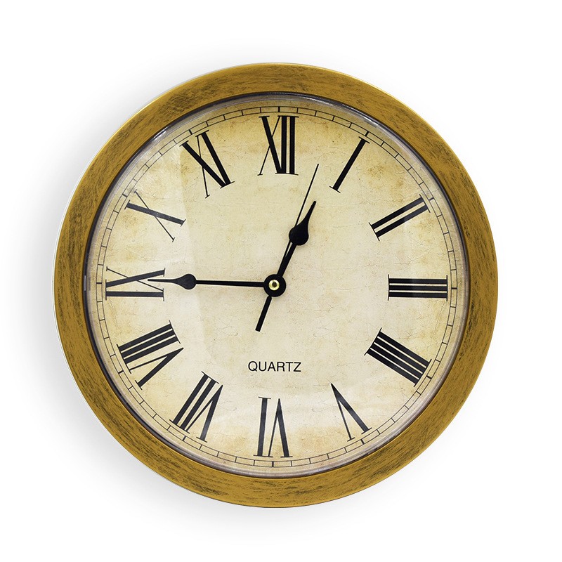Wall Clock with Hidden Safe Vintage Large Storage Space Round