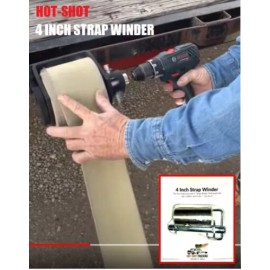 Hot-Shot 4 Inch Strap Winder Trailer Cargo Strap Auto-Winder