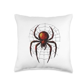 Spider Whisperer Tarantula Colorful Spider Web Costume Shirt Throw Pillow