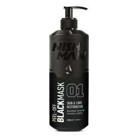 Black Mask Peel Off – Nishman Control de Grasa y Acné