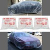 LuliKa 3 Packs Disposable Car Cover Clear Plastic Car Cover