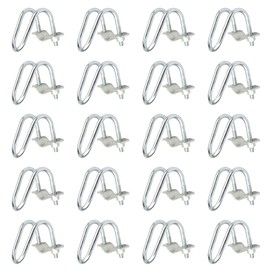20 PCS Conduit Cross-Connector Vertical Pipe Clip for 3/4" EMT Electrical Pipe(OD 0.922"), Also Fits 1" Round Tube, Crossover Clamp for Greenhouse, Fence