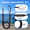 NIUTRIP Bungee Cord Dock Line with Stainless Steel Clip Safe