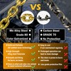 5/16" Trailer Safety Chains G80 Tow Chains with G70 Clevis