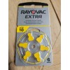 Rayovac 6 Pack RAYOVAC EXTRA Advance Hearing AID Batteries SIZE