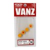 VANFOOK Area Fly AEB-1403 Egg Ball #14 Orange & Orange