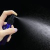 LUFEVRM 2oz Blue Glass Spray Bottles,Empty Small Perfume Travel Refillable