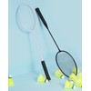 AboveGenius Badminton Rackets Set with 6 Shuttlecocks, Lightweight Badminton Set