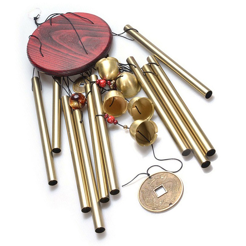 2PCS Memorial Wind Chimes with 10 Tubes Crisp Sound Creative