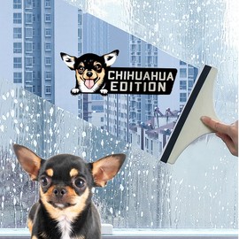 Dog Edition Car Badges Laser Cutting Car Vehicle Emblem,3D Car Badge Automotive Decals Stickers Funy Animal Decor Car Accessories Gifts for Car Truck Rv Boat Exterior Decoration (Chihuahua)