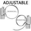 Jubilee Clips, Hose Clips, 20pcs Hose Clip Clamp 10-16mm Adjustable