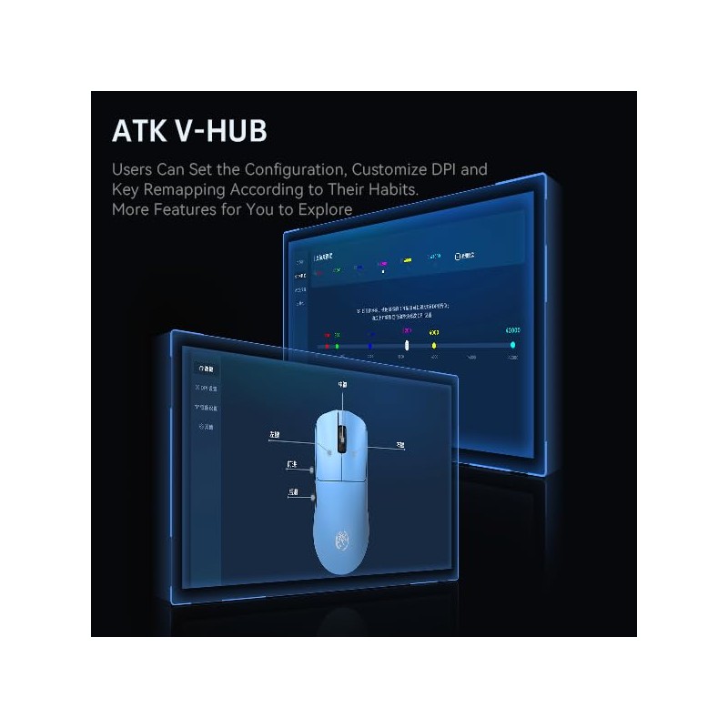 ATK Wireless Gaming Mouse, F1 EXTREME LEVIATAN Edition, Ultra Lightweight