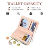 conisy Cute Women's Small Thin Bifold Leather Wallet with RFID