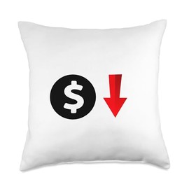 Dollar Devaluation - Economic Truth Awareness Throw Pillow