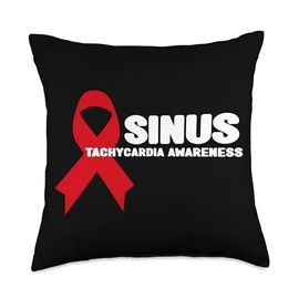 Sinus Tachycardia Shirt - Sinus Tachycardia Awareness Throw Pillow