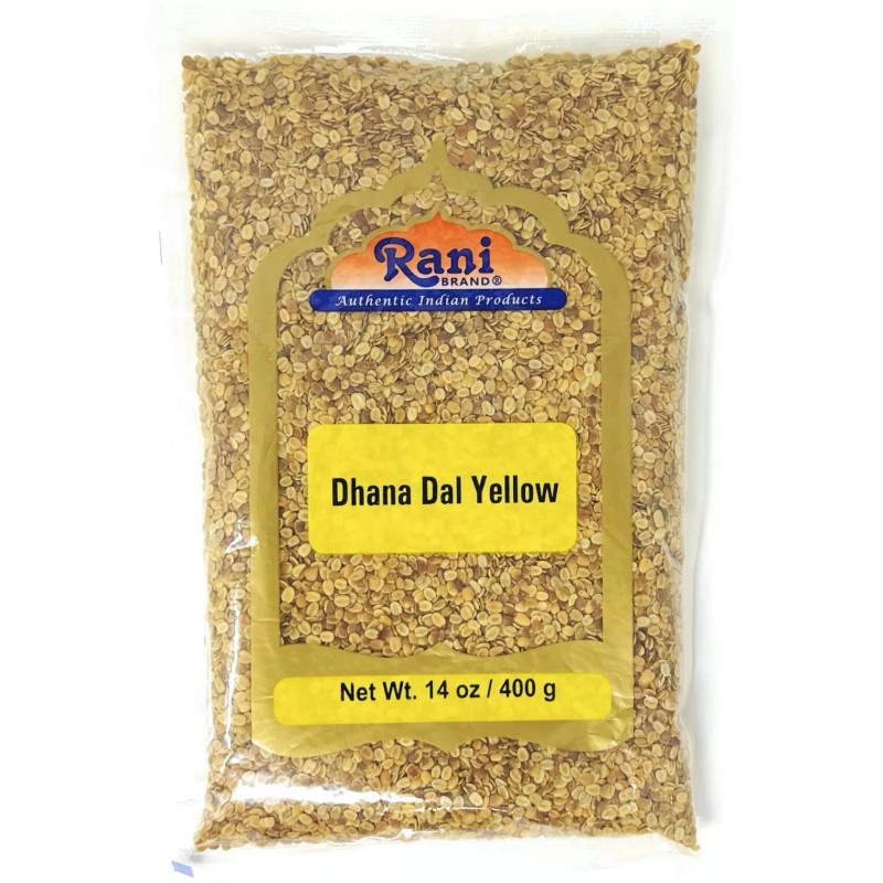 Rani Dhana Dal (Roasted Coriander Seeds) Yellow 14oz (400g)