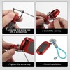 X AUTOHAUX Car Keychain Key Fob Accessories with Bling Rhinestones