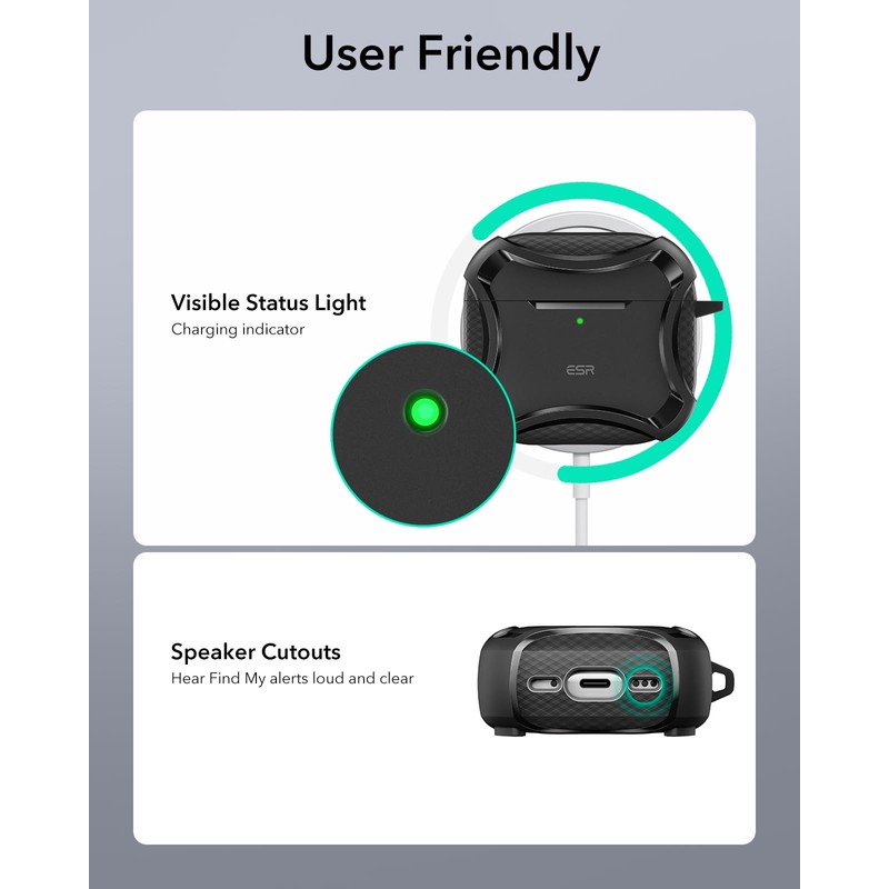 ESR for AirPods 4 Case, Compatible with AirPods 4th Generation